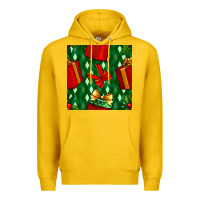 Lemon christmas surprise gift box seamless pattern Premium Hoodie - BundleAndBundleShop