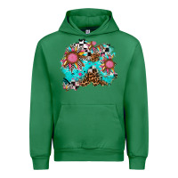 Emerald race sunflower patches Urban Hoodie - AdoDesignShop