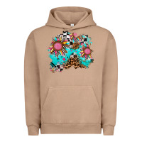 Pigment Burro race sunflower patches Urban Hoodie - AdoDesignShop