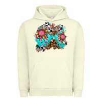 Pigment Pistachio race sunflower patches Urban Hoodie - AdoDesignShop