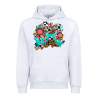 White race sunflower patches Urban Hoodie - AdoDesignShop