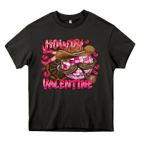 Asphalt Howdy Valentine Heavy Core Tee - CowhideDigitalArt