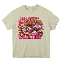 Mossy Howdy Valentine Heavy Core Tee - CowhideDigitalArt