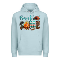 Blue Mist born to camp Premium Hoodie - JahusDesignShop
