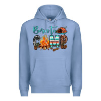 Colony Blue born to camp Premium Hoodie - JahusDesignShop