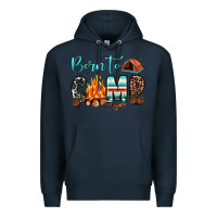 Navy born to camp Premium Hoodie - JahusDesignShop