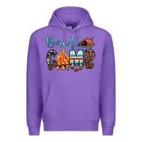 Purple born to camp Premium Hoodie - JahusDesignShop
