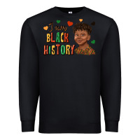 Black i am black history afro black boy child juneteenth Premium Sweatshirt - texasbilliewilder