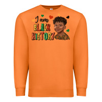 Carrot i am black history afro black boy child juneteenth Premium Sweatshirt - texasbilliewilder
