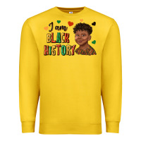 Lemon i am black history afro black boy child juneteenth Premium Sweatshirt - texasbilliewilder