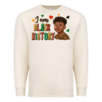 Sandshell i am black history afro black boy child juneteenth Premium Sweatshirt - texasbilliewilder