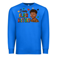 True Royal i am black history afro black boy child juneteenth Premium Sweatshirt - texasbilliewilder