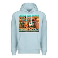 Blue Mist born to camp Premium Hoodie - JahusDesignShop