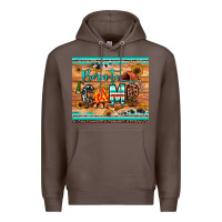Coffee born to camp Premium Hoodie - JahusDesignShop