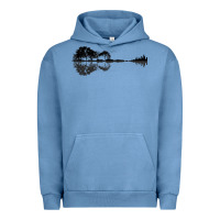 Pigment Pebble Blue Nature Guitar Urban Hoodie - Bettercallsaul