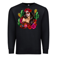 Black mexico girl Premium Sweatshirt - Zillion Design Studio