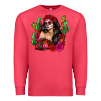 Cardinal mexico girl Premium Sweatshirt - Zillion Design Studio