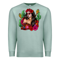Seafoam mexico girl Premium Sweatshirt - Zillion Design Studio