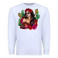 White mexico girl Premium Sweatshirt - Zillion Design Studio