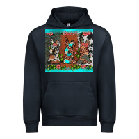 Navy easter bunny's leopard cowhide cactus Urban Hoodie - JahusDesignShop