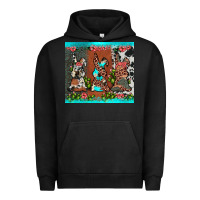 Pigment Black easter bunny's leopard cowhide cactus Urban Hoodie - JahusDesignShop
