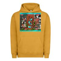 Pigment Peanut Butter easter bunny's leopard cowhide cactus Urban Hoodie - JahusDesignShop