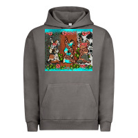 Pigment Tornado easter bunny's leopard cowhide cactus Urban Hoodie - JahusDesignShop
