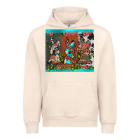 Sandshell easter bunny's leopard cowhide cactus Urban Hoodie - JahusDesignShop