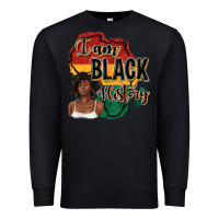 Black i am black history Premium Sweatshirt - texasbilliewilder