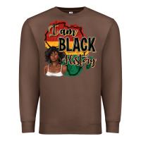 Chestnut i am black history Premium Sweatshirt - texasbilliewilder