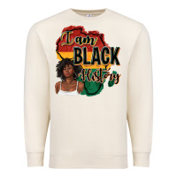 Sandshell i am black history Premium Sweatshirt - texasbilliewilder