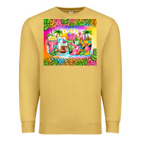 Antique Gold summer coffee cups Premium Sweatshirt - Zillion Design Studio