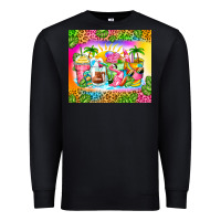 Black summer coffee cups Premium Sweatshirt - Zillion Design Studio