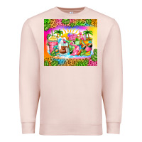 Pale Pink summer coffee cups Premium Sweatshirt - Zillion Design Studio