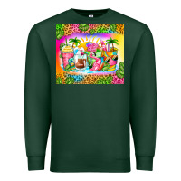Sports Green summer coffee cups Premium Sweatshirt - Zillion Design Studio