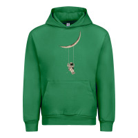 Emerald Astronaut Moon Swing Urban Hoodie - Bettercallsaul