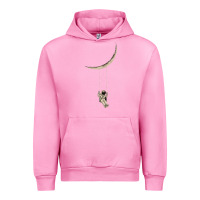 Fuchsia Pink Astronaut Moon Swing Urban Hoodie - Bettercallsaul