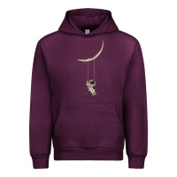 Mauve Wine Astronaut Moon Swing Urban Hoodie - Bettercallsaul
