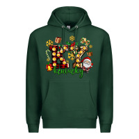 Sports Green ky kentucky christmas Premium Hoodie - AdoDesignShop