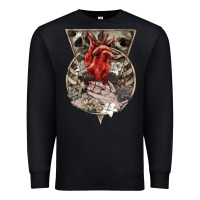 Black Flower Skeleton Premium Sweatshirt - RanaPortraitStore