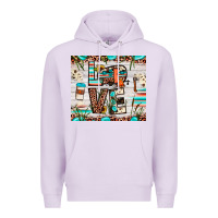 Lilac love camp Premium Hoodie - JahusDesignShop