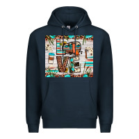 Navy love camp Premium Hoodie - JahusDesignShop