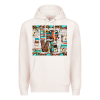Pale Pink love camp Premium Hoodie - JahusDesignShop