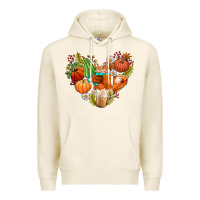 Tofu pumpkin and latte with fall Premium Hoodie - AdoDesignShop