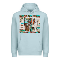 Blue Mist love camp Premium Hoodie - JahusDesignShop