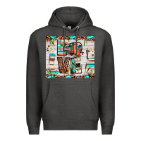 Charcoal Heather love camp Premium Hoodie - JahusDesignShop