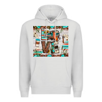 Dove Grey love camp Premium Hoodie - JahusDesignShop