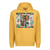 Mustard love camp Premium Hoodie - JahusDesignShop