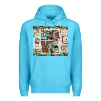 Ocean Blue love camp Premium Hoodie - JahusDesignShop