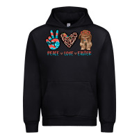 Foreset Green peace love easter Urban Hoodie - JahusDesignShop